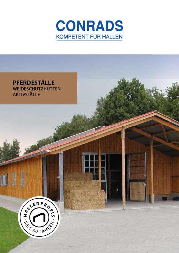 Broschüre Pferdeställe